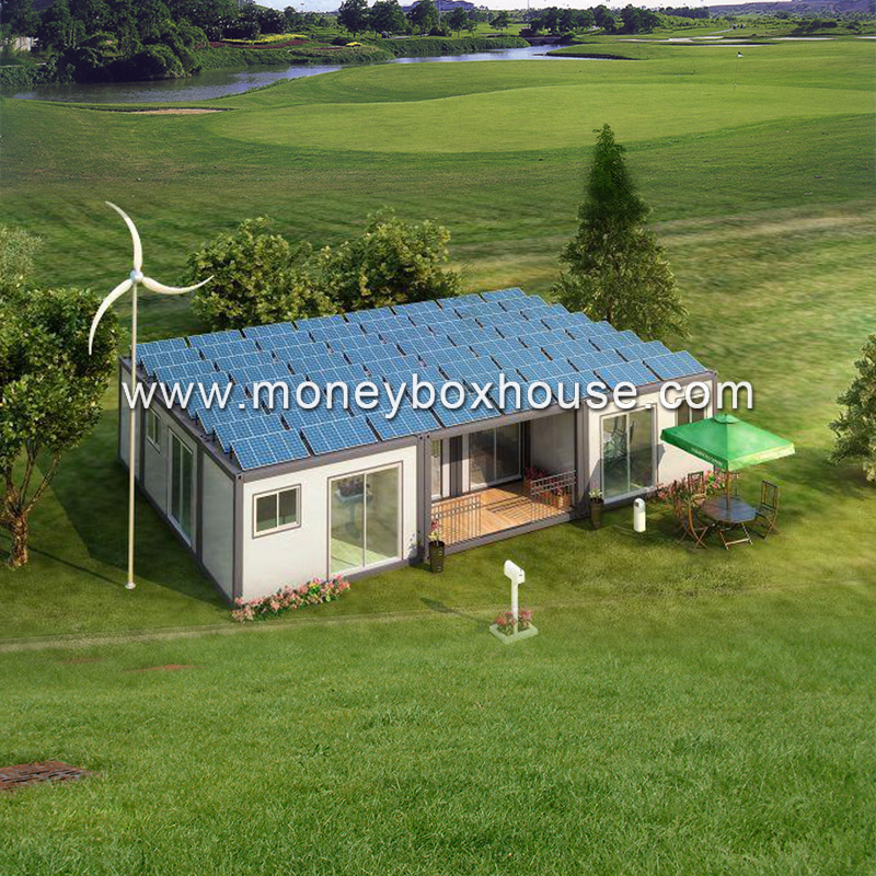 Factory low cost modular solar panel system prefabricated container house prices