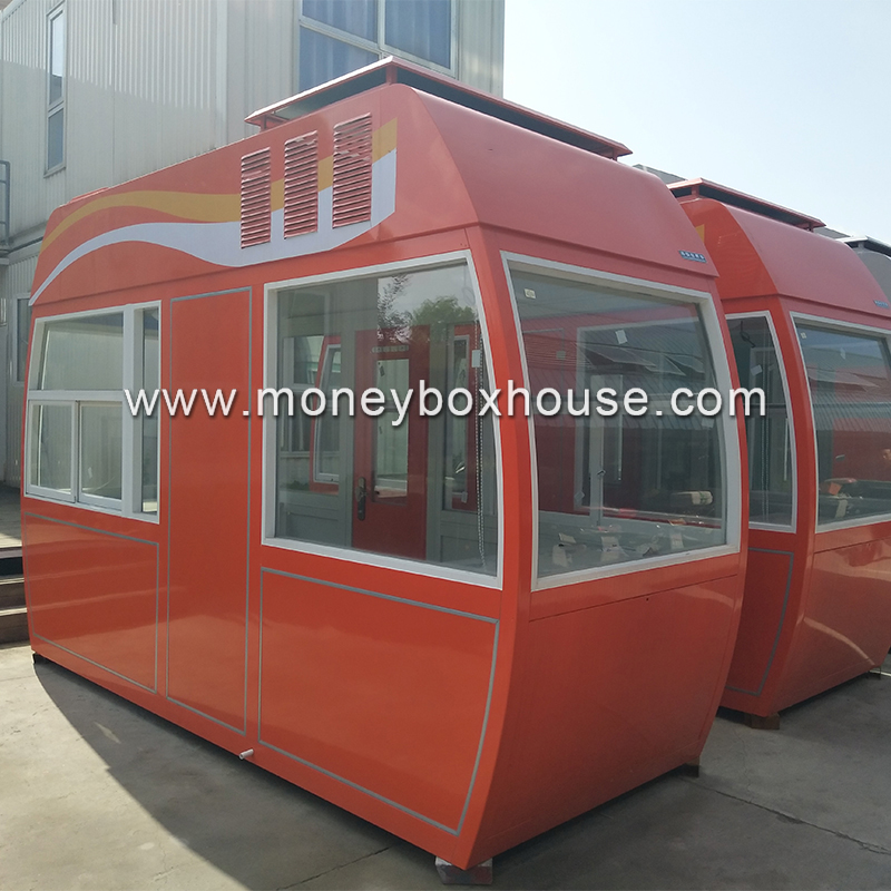 Guangzhou factory modular sandwich panel fast food cafe container kiosk