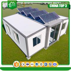 casa del envase del panel solar