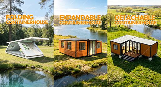 ¿Qué tipo de casa contenedor debería elegir: plegable, expandible o desmontable?